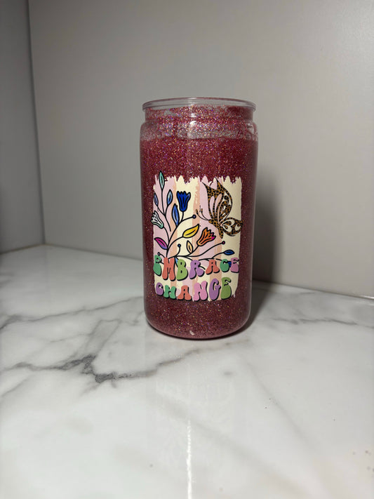 Glitter tumbler